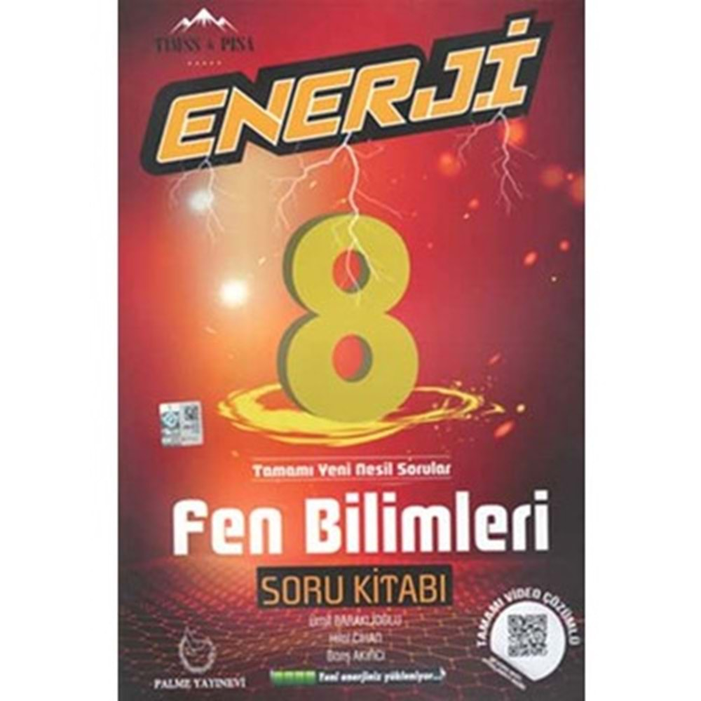 Palme 8. Sınıf Lgs Soru Bankası Enerji Fen Bilimleri