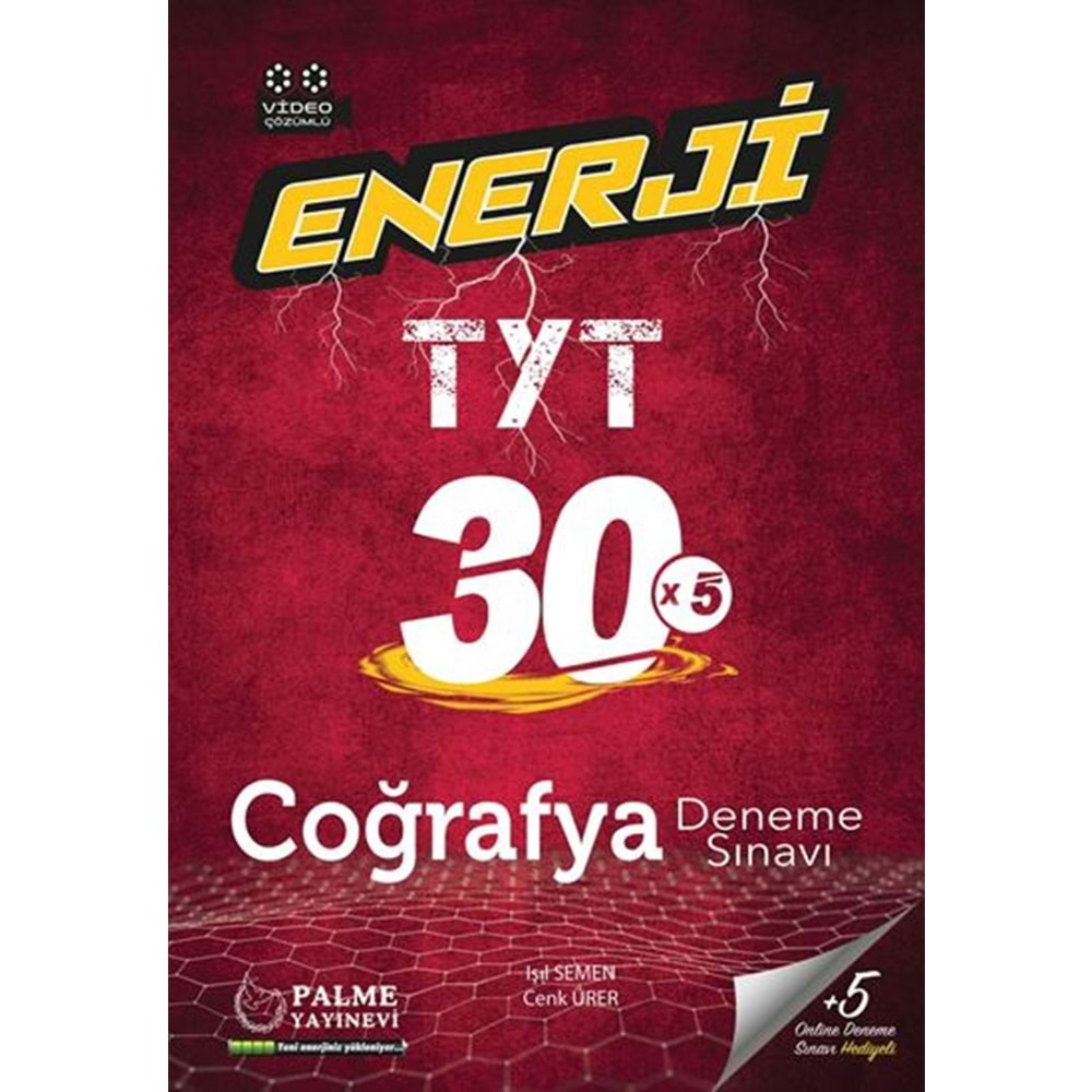 Palme Enerji TYT Deneme Coğrafya