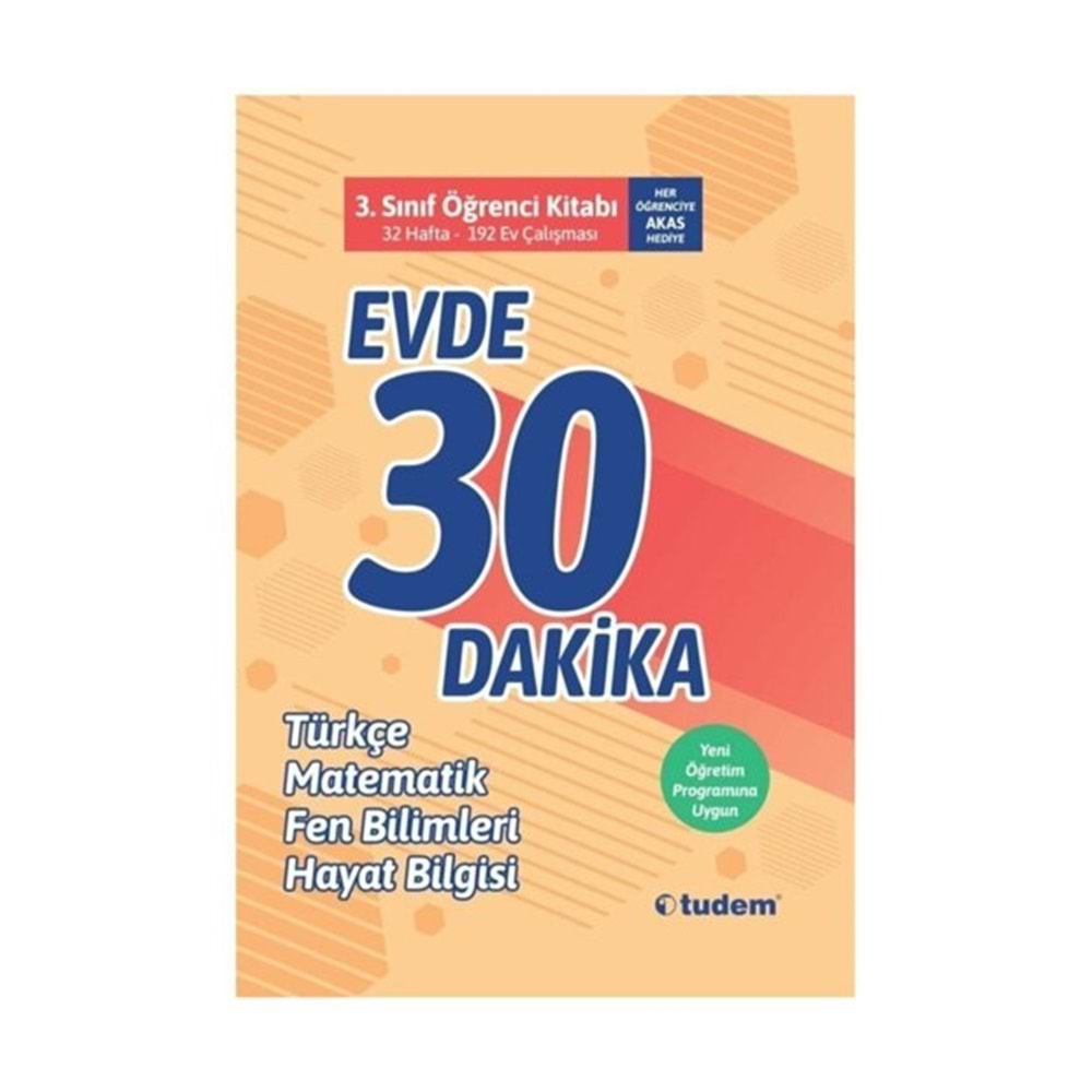TUDEM EVDE 30 DAKİKA 3. SINIF
