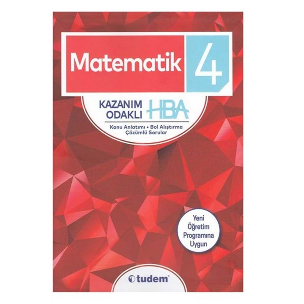 TUDEM 4. SINIF HBA MATEMATİK