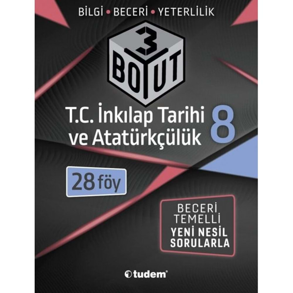 TUDEM ÜÇ BOYUT 8. SINIF SORU İNKILAP TARİHİ