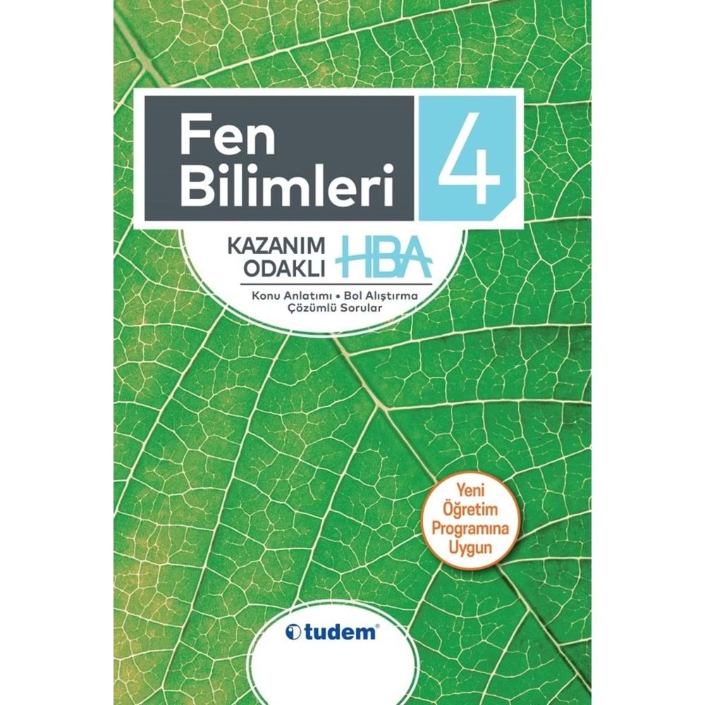TUDEM 4. SINIF HBA FEN BİLİMLERİ