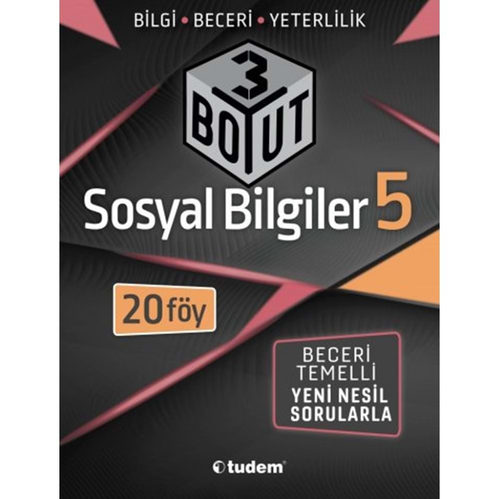 TUDEM 3 BOYUT SORU BANKASI 5. SINIF SOSYAL