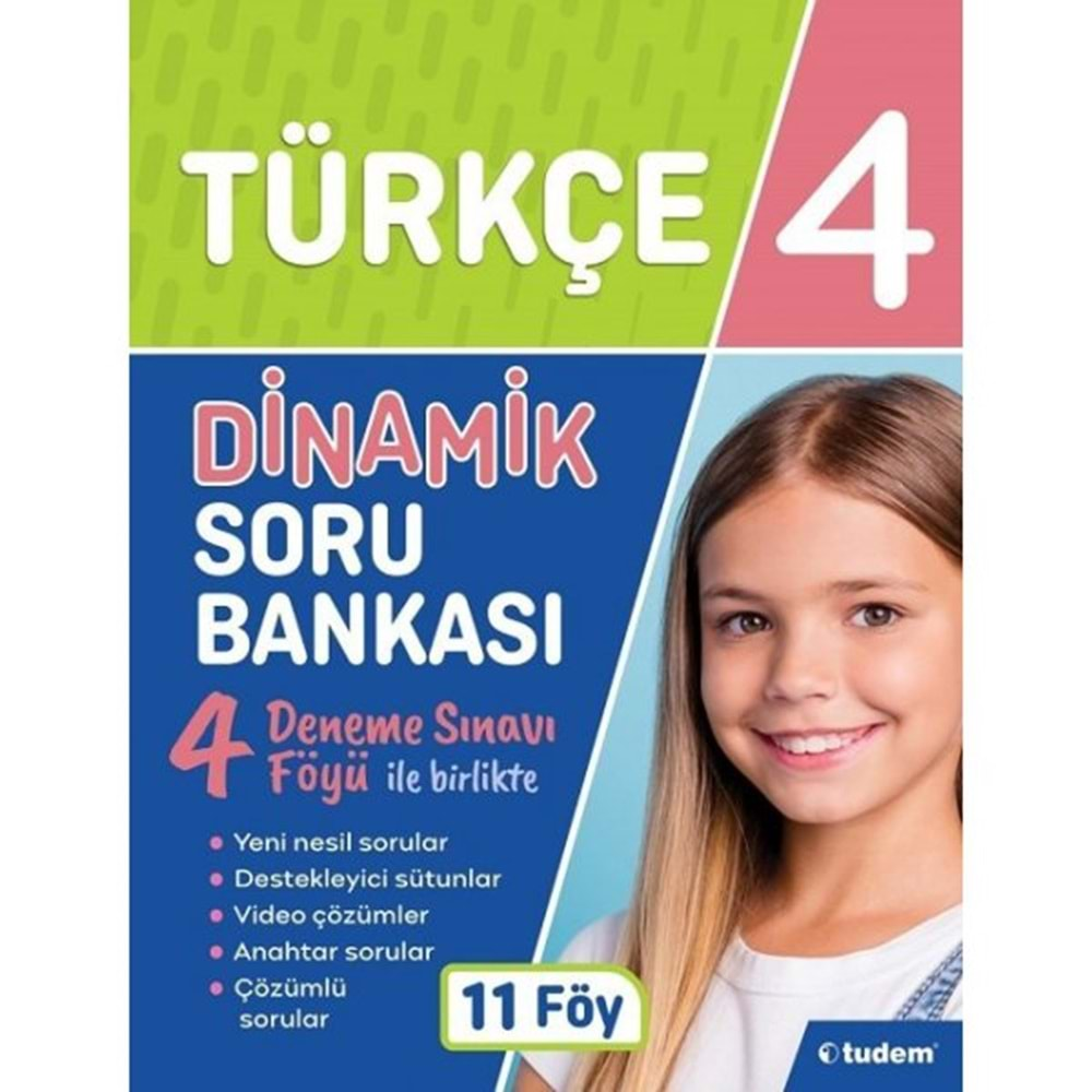 Tudem 4. Sınıf Dinamik Soru Bankası Türkçe