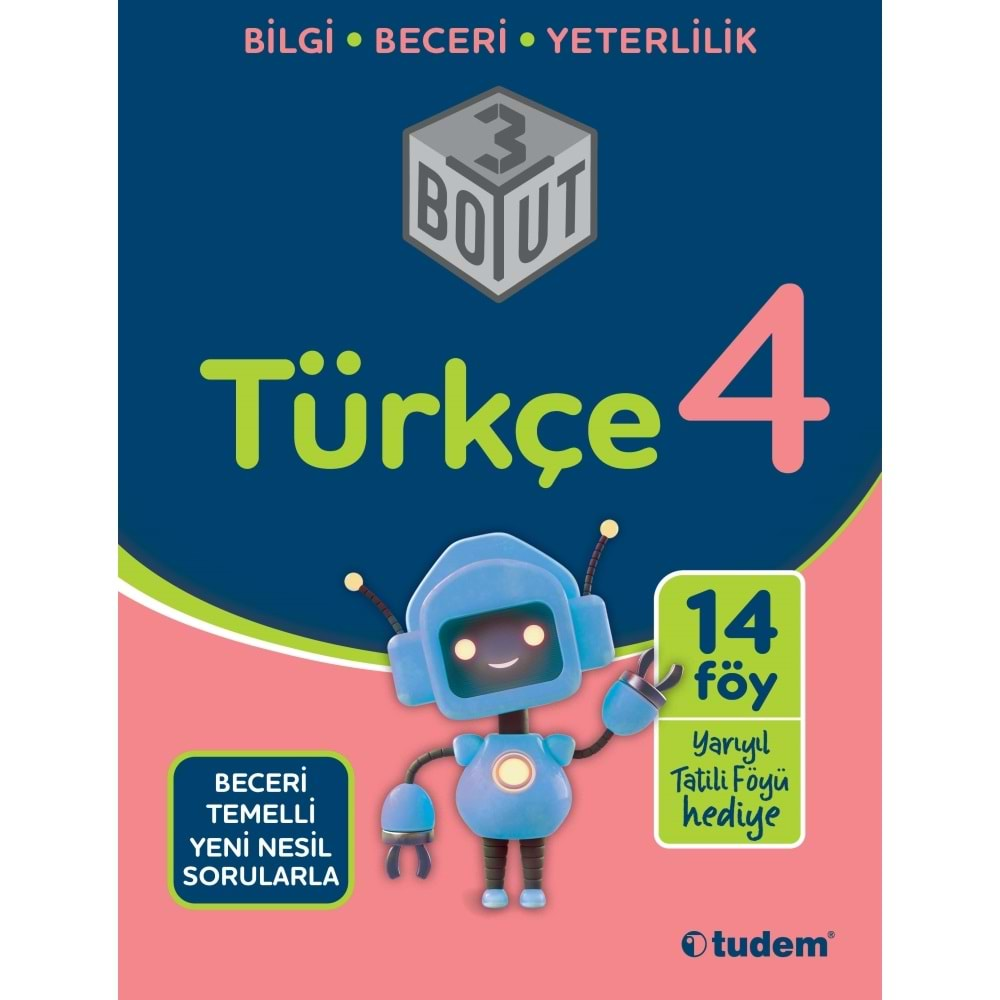 Tudem 3 Boyut 4. Sınıf Türkçe Soru Bankası