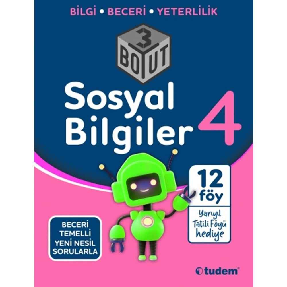 Tudem 3 Boyut 4. Sınıf Sosyal Bilgileri Soru Bankası