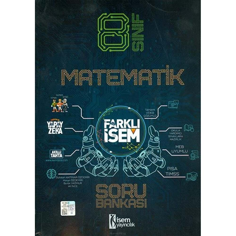 8. Sınıf Farklı İsem Matematik Soru Bankası