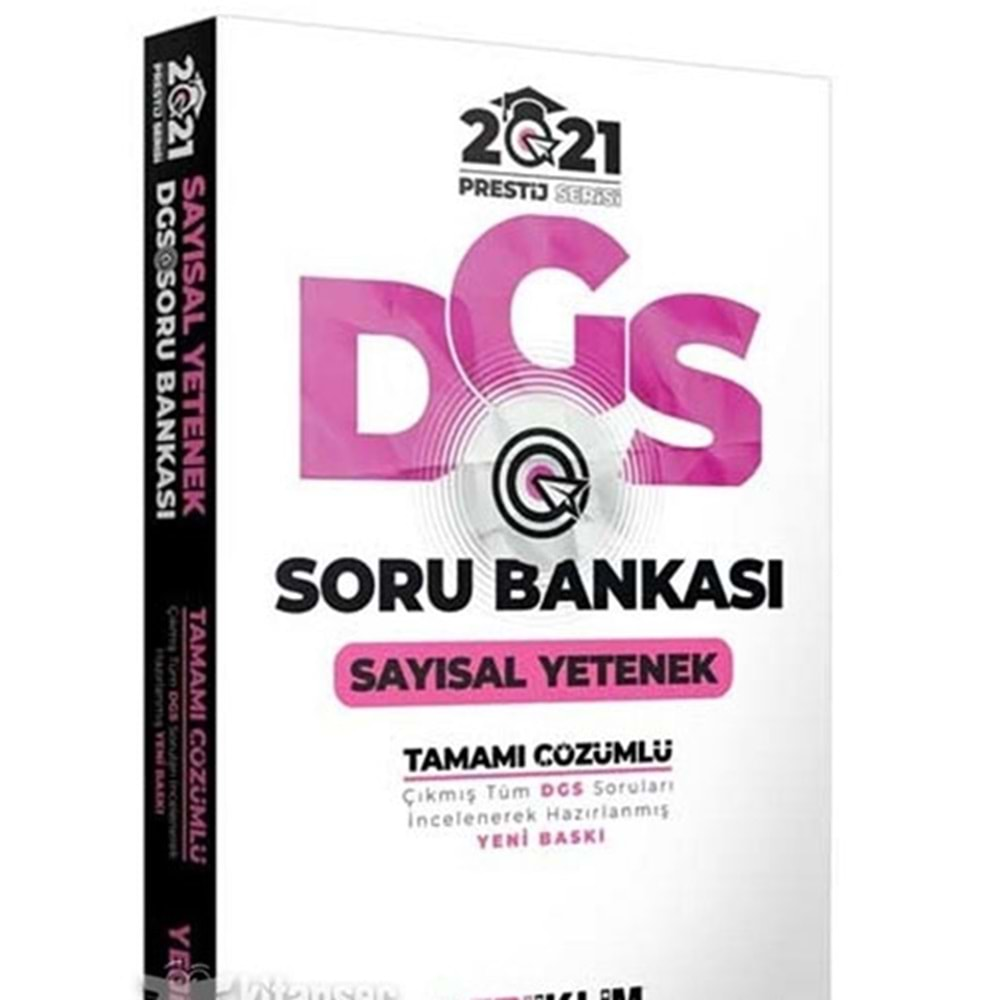 Yediiklim Prestij Serisi DGS ( Dikey Geçiş Sınavı) 2021 Çözümlü Soru Bankası