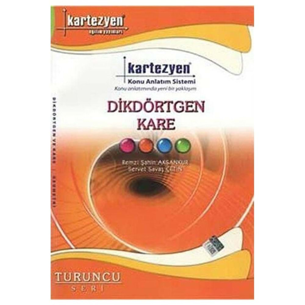 Kartezyen Turuncu Geometri 7 Dikdörtgen Kare