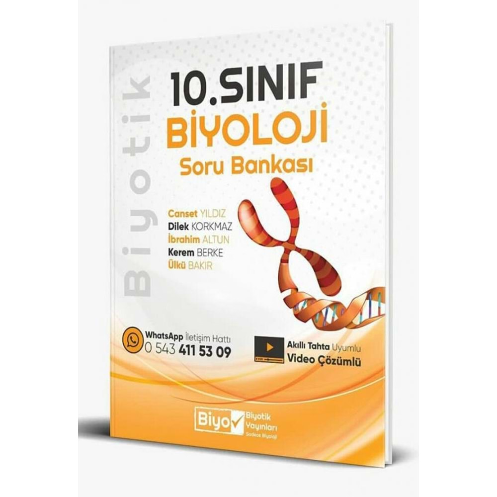 Biyotik 10. Sınıf Biyoloji Soru Bankası