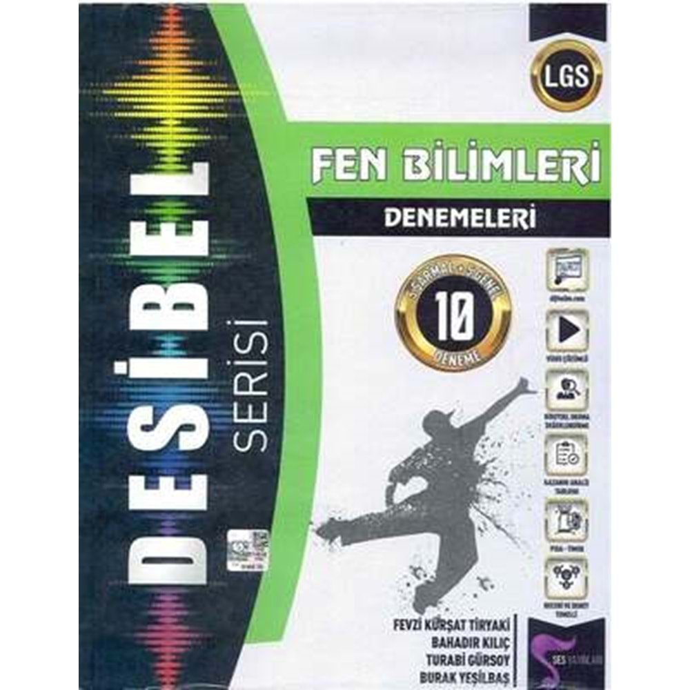 Desibel Seri 8. Sınıf LGS Fen Bilimleri Denemeleri 10 lu