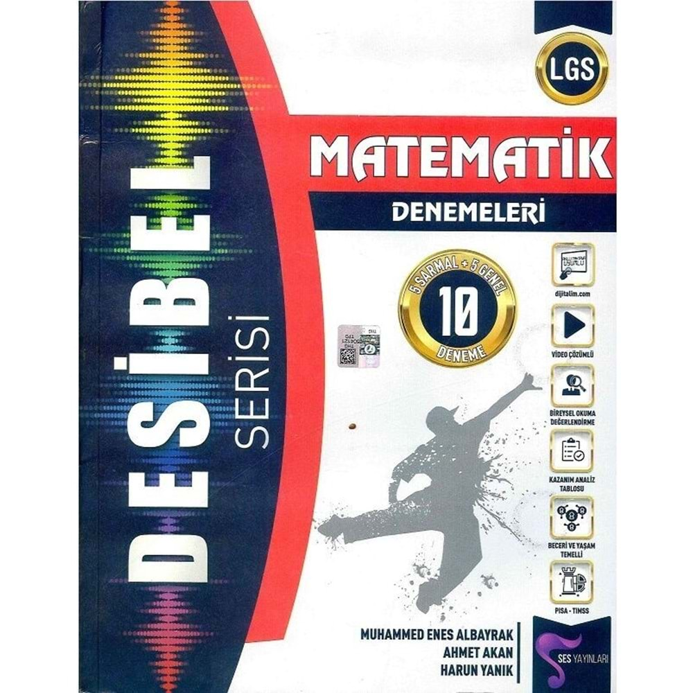 Desibel Seri 8. Sınıf LGS Matematik Denemeleri 10 lu