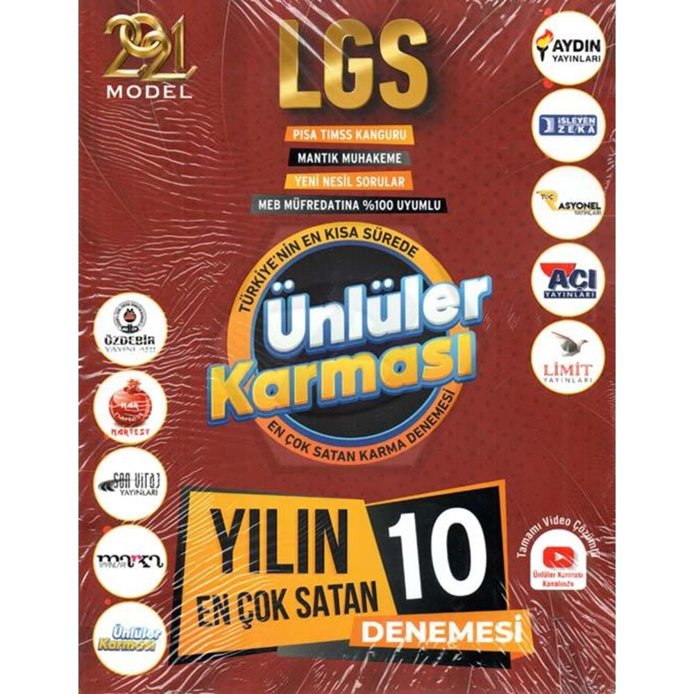 Ünlüler Karması LGS 10 Deneme