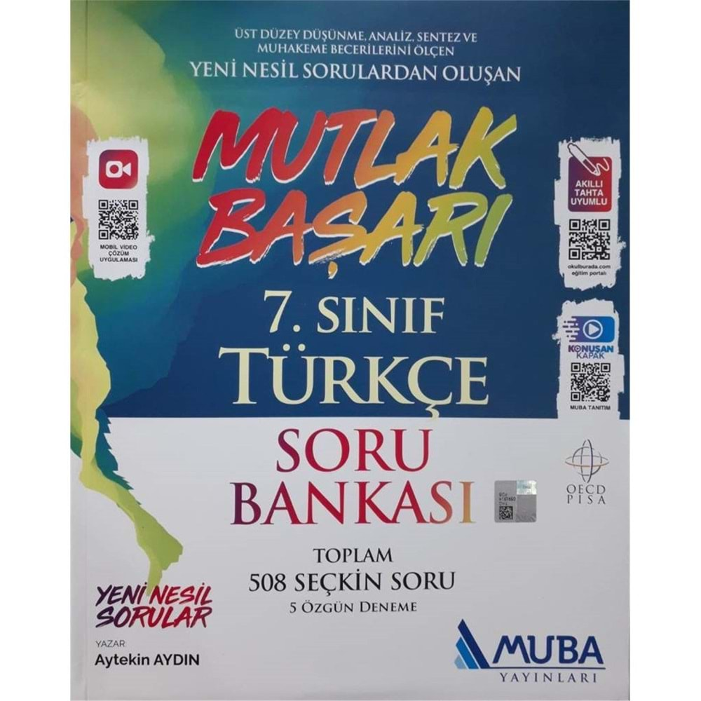 1809 Mutlak Başarı 7.Sınıf Türkçe Soru Bankası