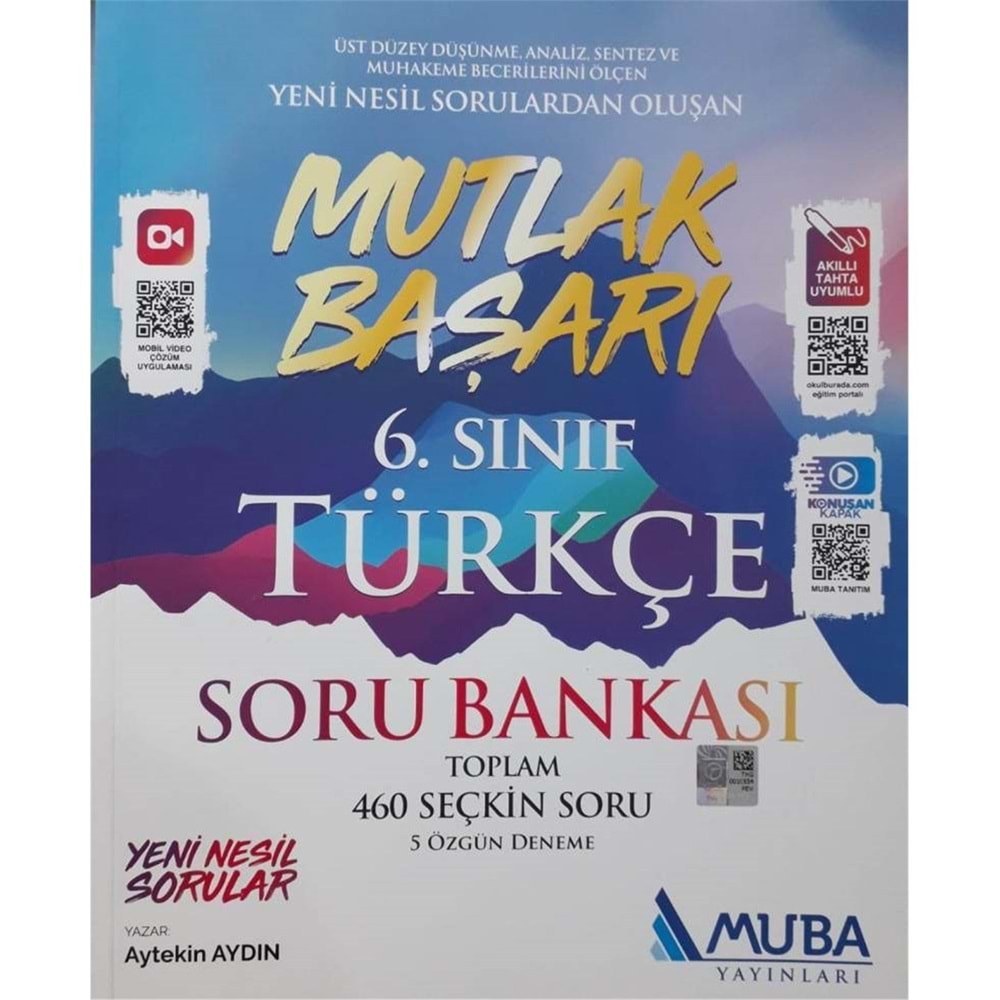 1822 Mutlak Başarı 6. Sınıf Türkçe Soru Bankası