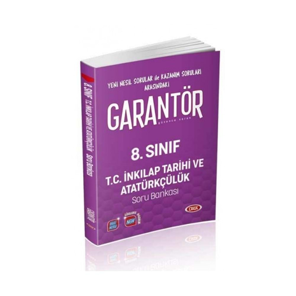 DATA 8. SINIF GARANTÖR SORU BANKASI İNKILAP TARİHİ