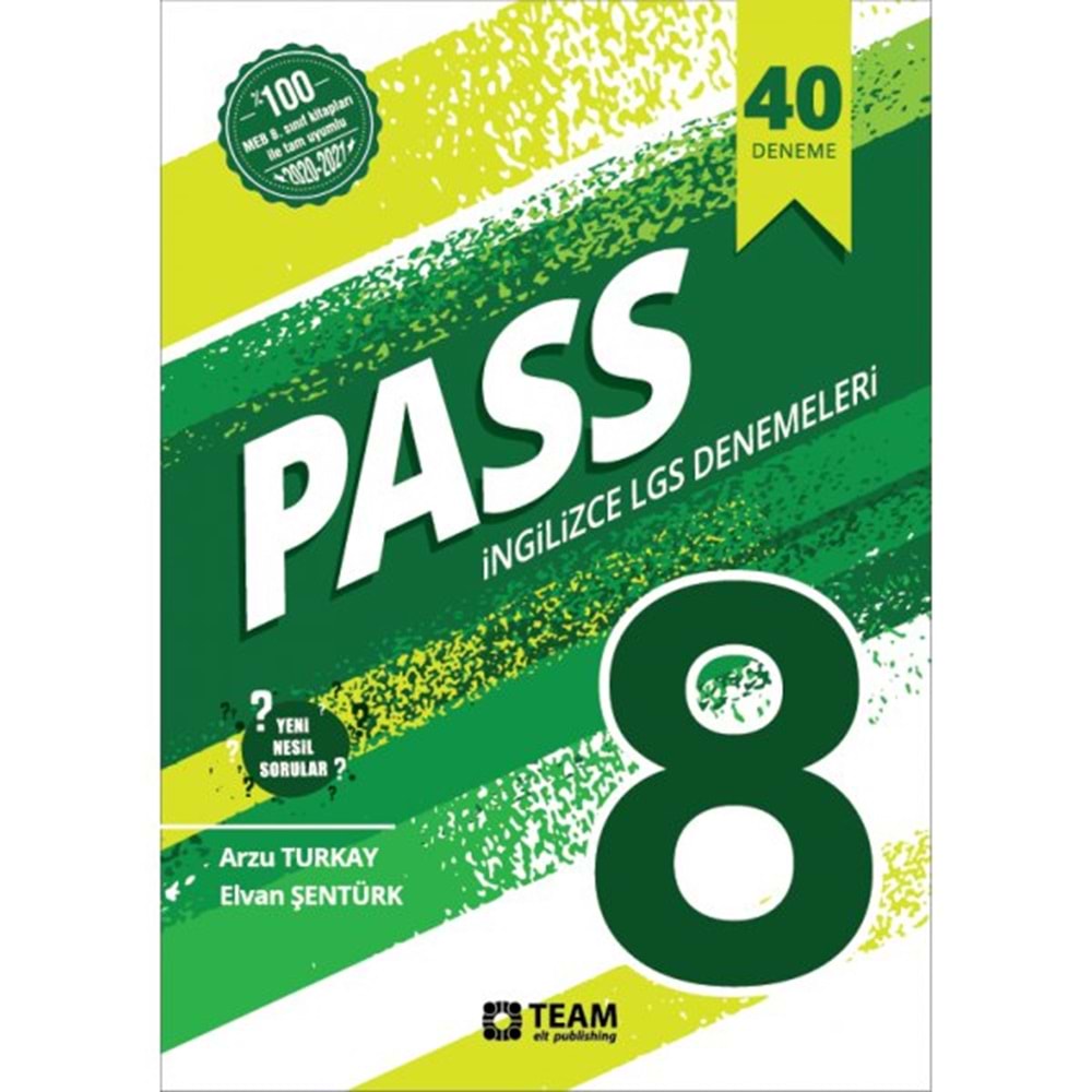 PASS 8 - 40 adet yeni nesil LGS deneme sınavı