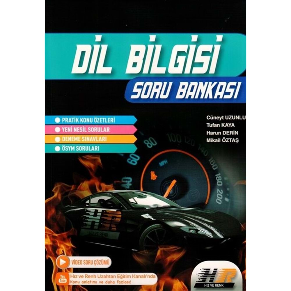 Hız ve Renk Dil Bilgisi Soru Bankası