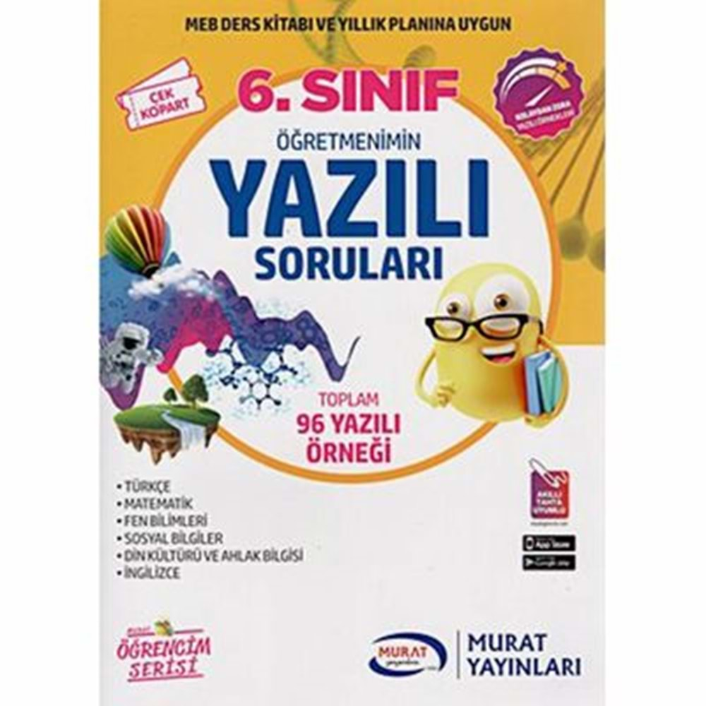 MURAT ÖĞRETMENİMİN YAZILI SORULARI 6. SINIF