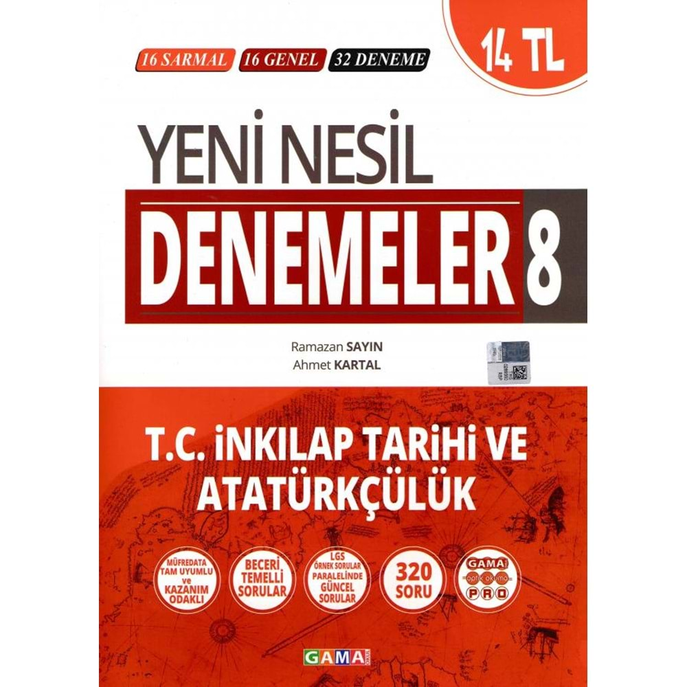 GAMA 8. SINIF DENEME İNKILAP TARİHİ