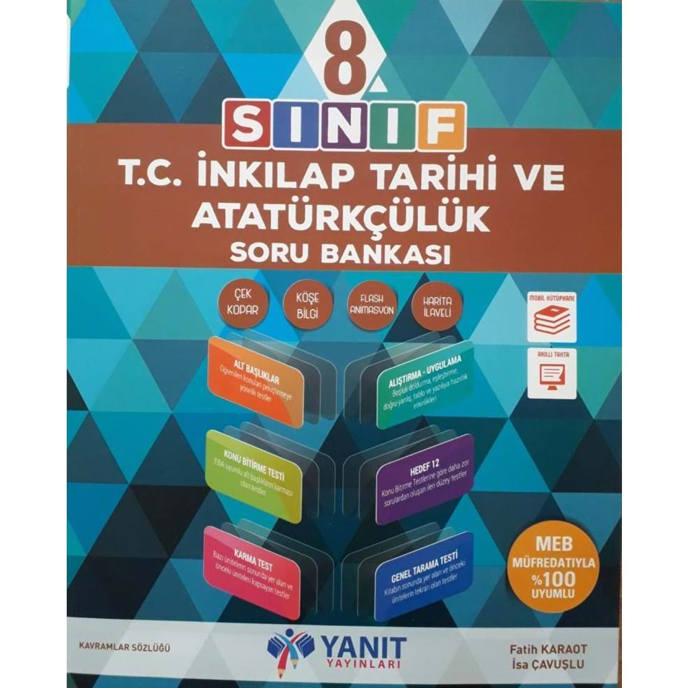 YANIT 8. SINIF SORU BANKASI İNKILAP TARİHİ