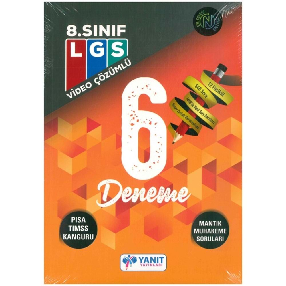 Yanıt LGS 6 Fasikül Deneme Video Çözümlü