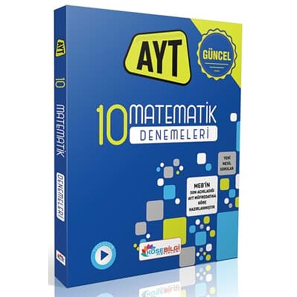 Köşebilgi Ayt Mateatik 10 Deneme