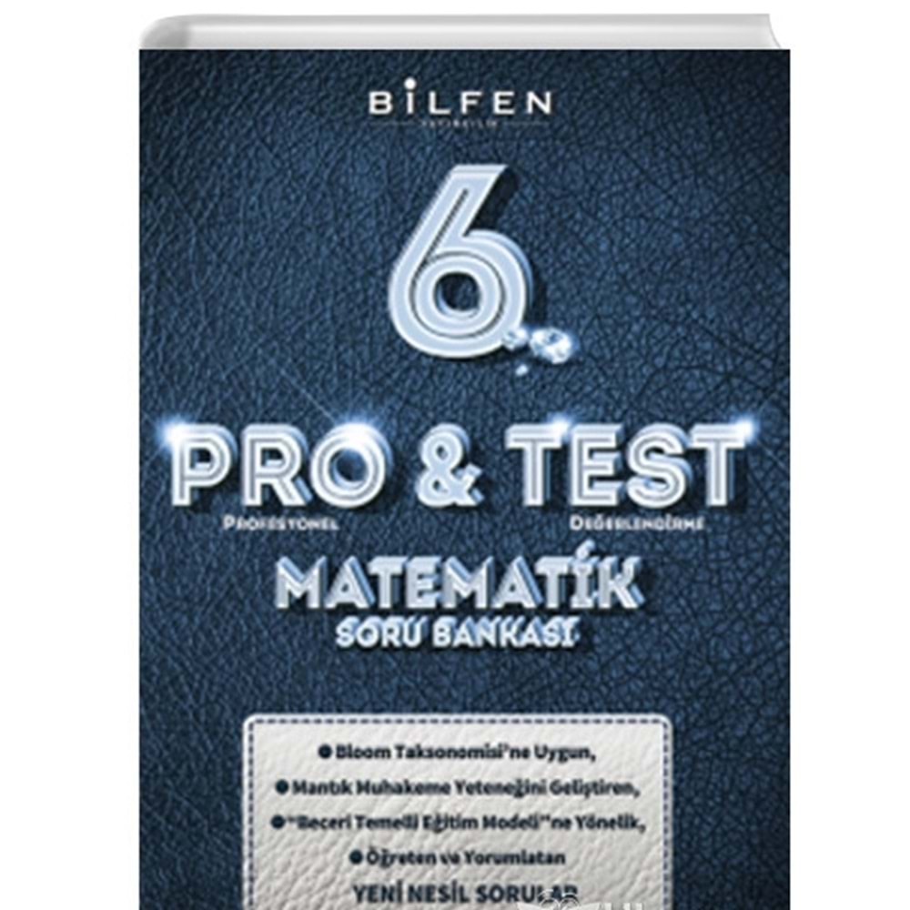 Bilfen Pro Test 6. Sınıf Matematik Soru Bankası