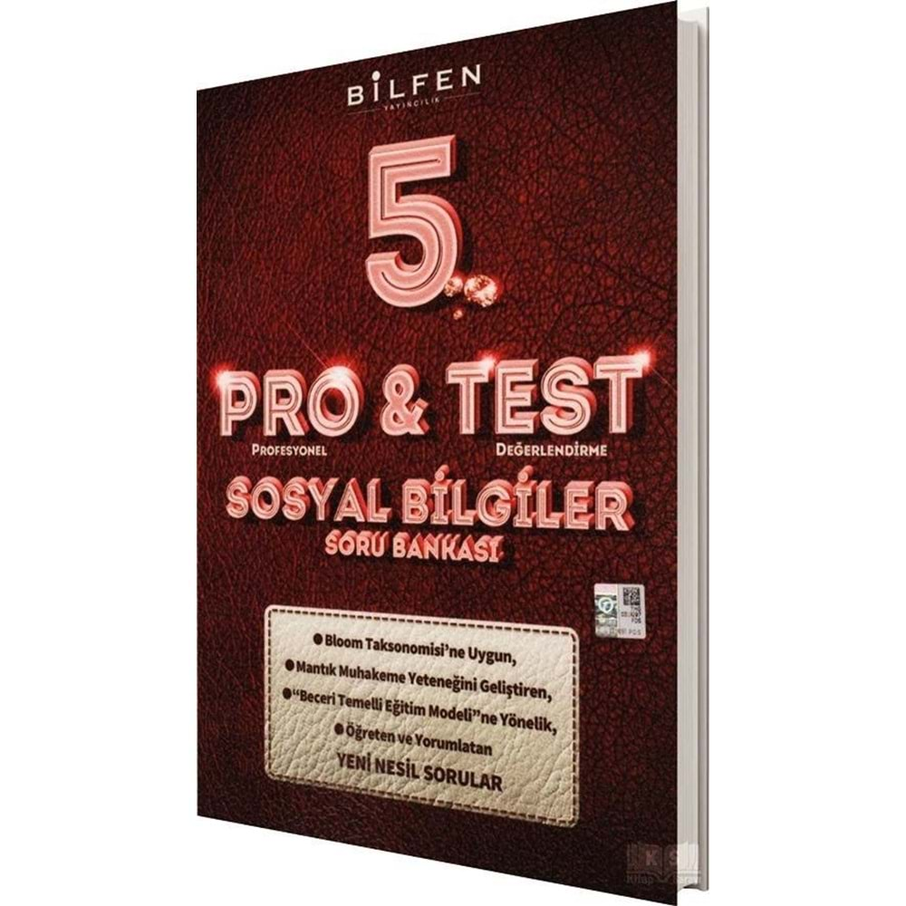 BİLFEN 5. SINIF PRO&TEST SOSYAL BİLGİLER SORU BANKASI