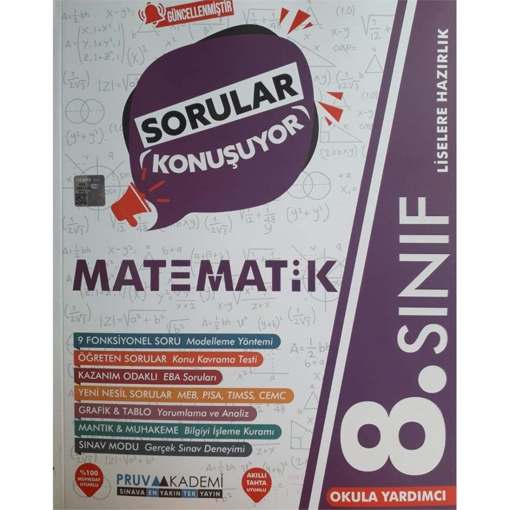 Pruva 8. Sınıf Matematik Soru Bankası