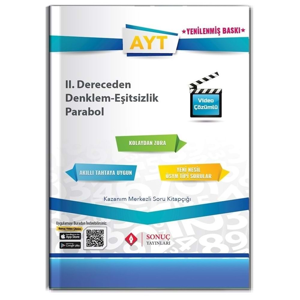 II Dereceden Denklemler -Eşitsizlik Parabol