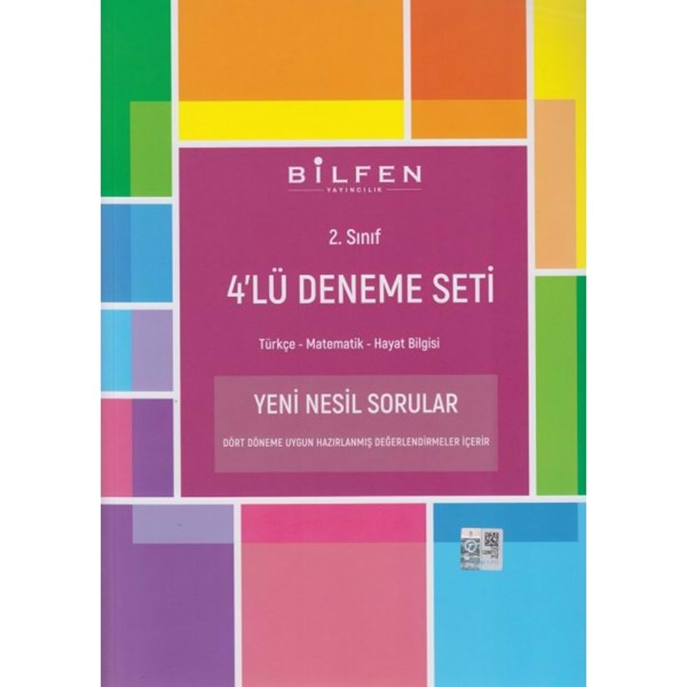 Bilfen 2. Sınıf Tüm Dersler 4 lü Deneme Seti