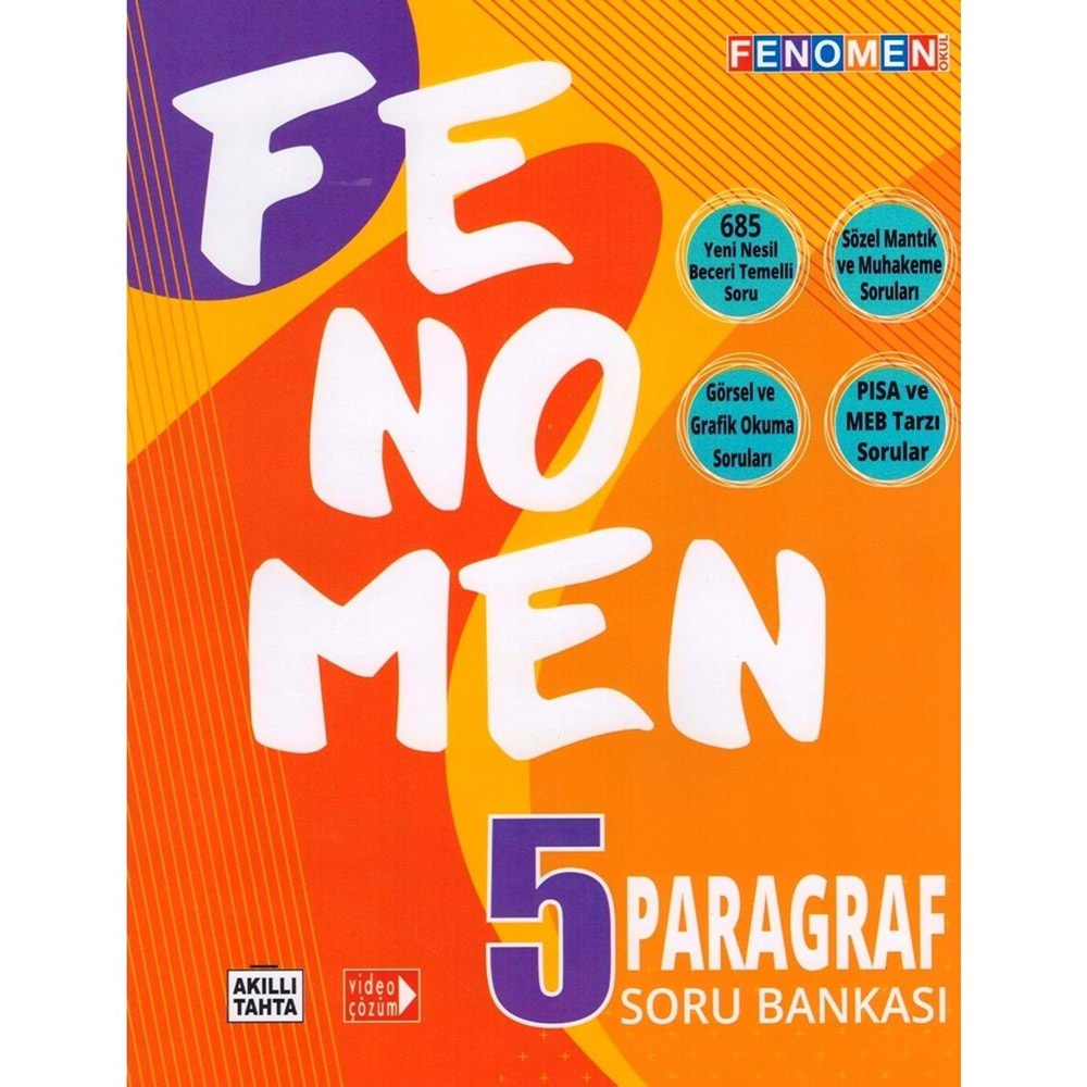 Fenomen 5. Sınıf Paragraf Soru Bankası