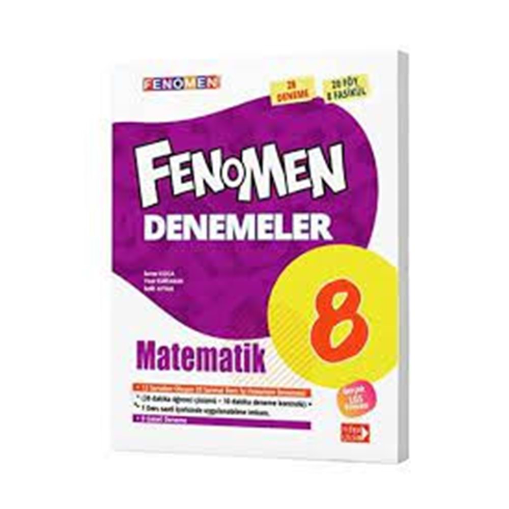 Gama Fenomen 8. Sınıf Matematik 20 li Deneme