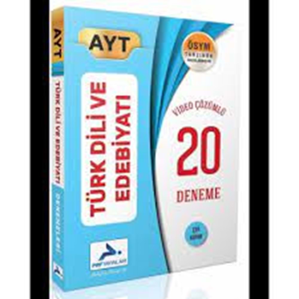 Prf Paraf AYT Türk Dili Ve Edebiyatı 20 Deneme (Video Çözümlü)