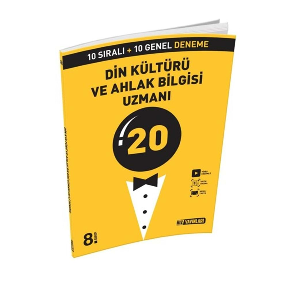 Hız 8. Sınıf LGS Din Kültürü Uzmanı 20 li deneme