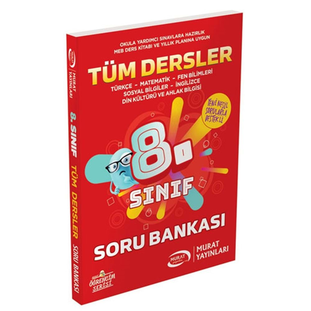 Murat 8. Sınıf LGS Tüm Dersler Soru Bankası