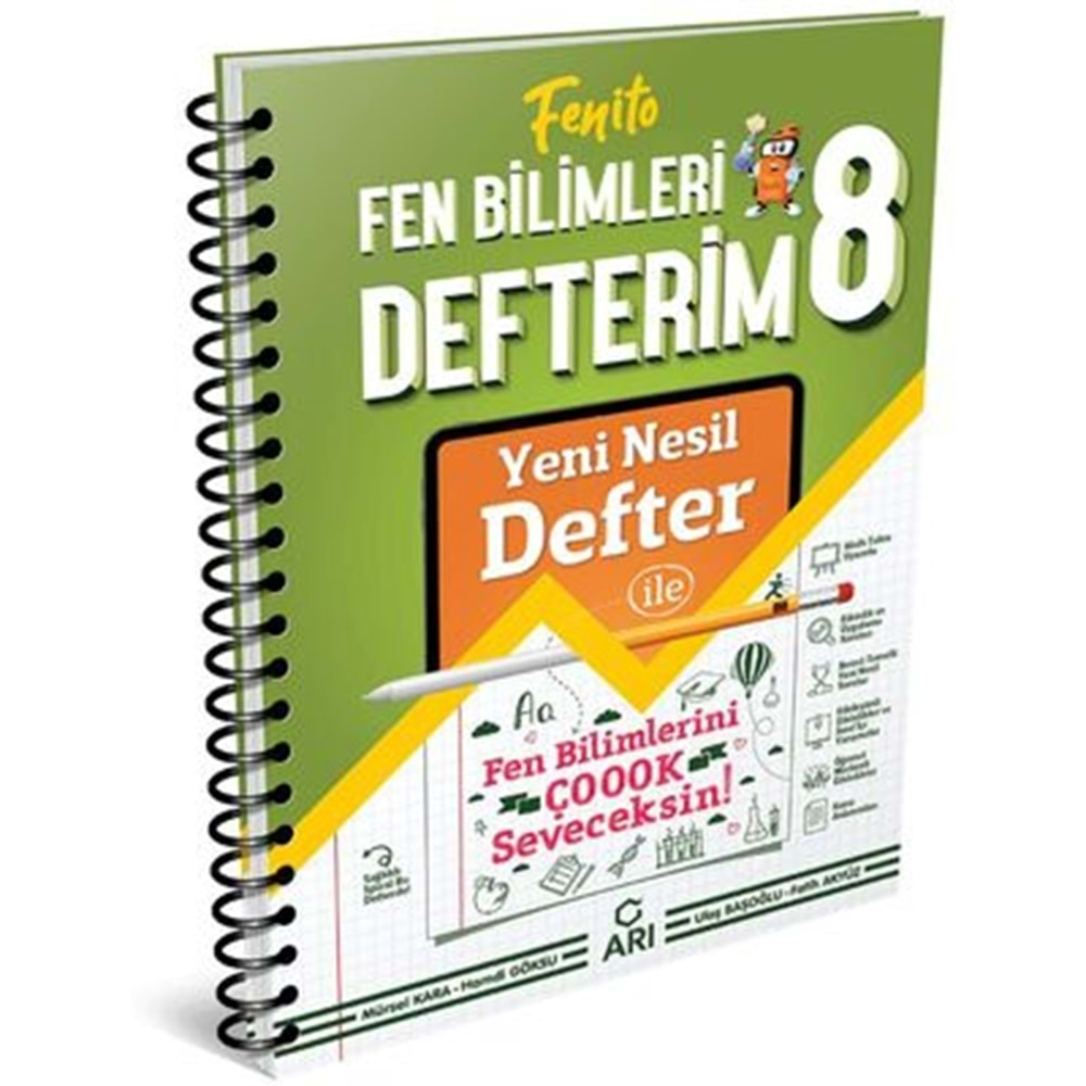 Arı Fenito 8. Sınıf Fenbilimleri Defteri