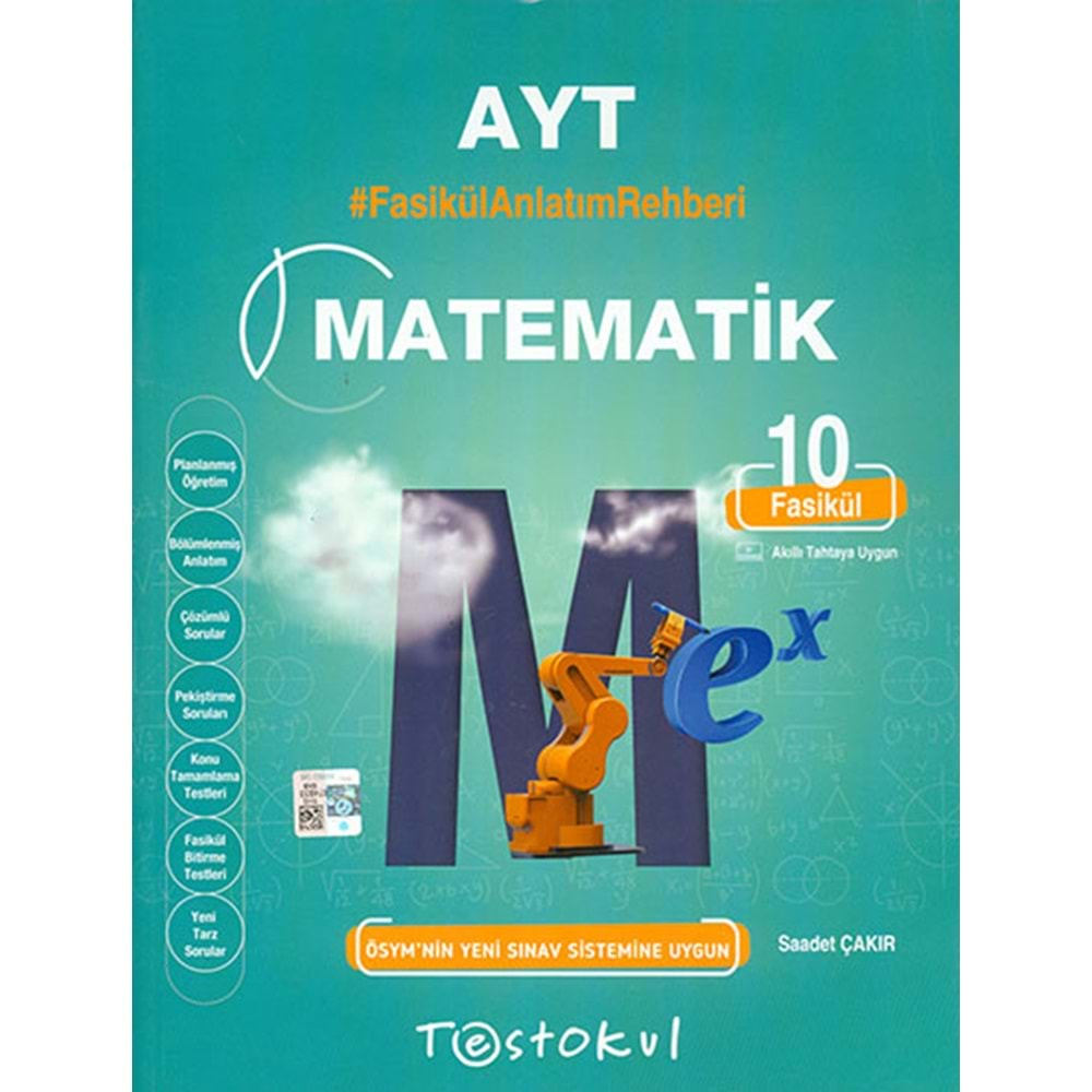 TestokulÜnv.Haz. Fasikül Anlatım Rehberi AYT Matematik (10 fasikül)