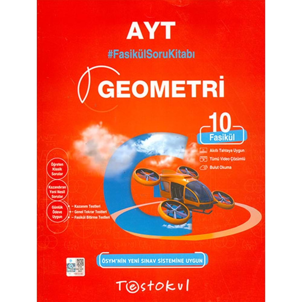 TestokulÜnv.Haz. Fasikül Soru Kitabı AYT Geometri (10 fasikül)