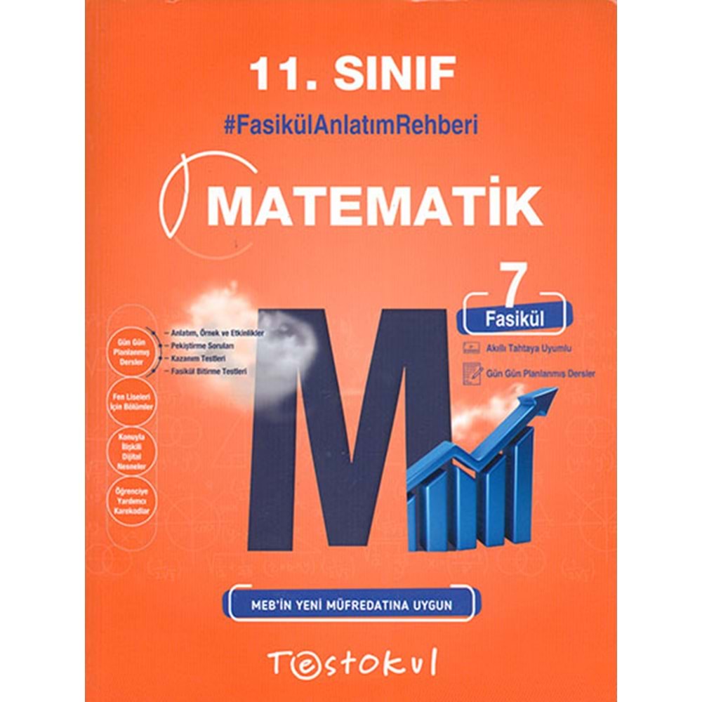 Testokul11.Snf. Fasikül Anlatım Rehberi / Matematik (7 Fasikül)