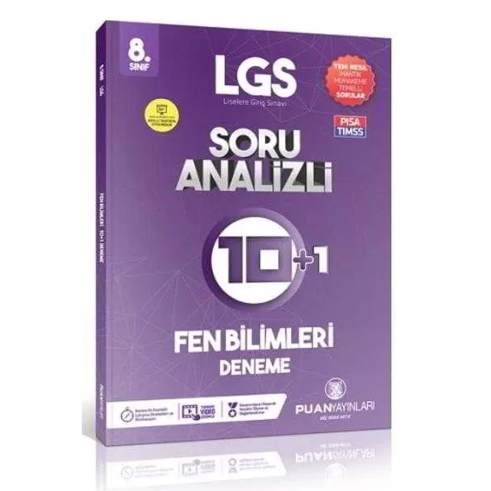 PUAN AKADEMİ 8. SINIF LGS DENEME FEN BİLİMLERİ