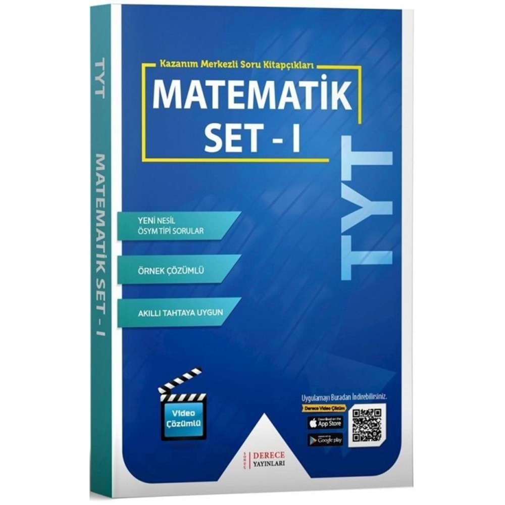 DERECE TYT MATEMATİK SET 1