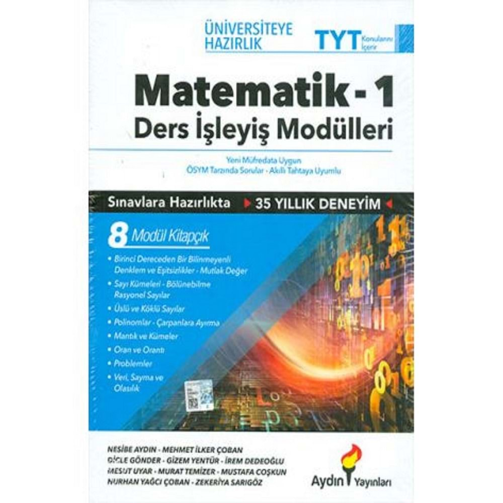 Aydın Üniversiteye Hazırlık TYT Matematik Ders İşleyiş Modülleri