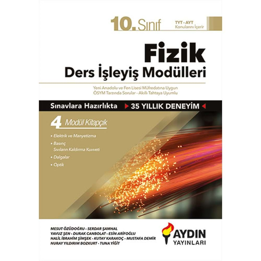 Aydın 10. Sınıf Fizik Ders İşleyiş Modülleri