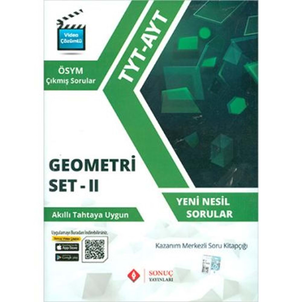 SONUÇ TYT AYT GEOMETRİ MODÜLER SET-2