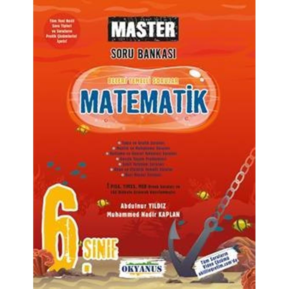 Okyanaus Master 6. Sınıf Matematik Soru bankası