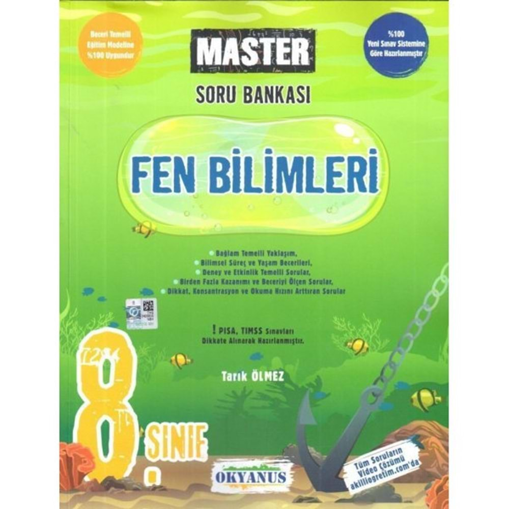 Okyanus Master 8. Sınıf Fen Bilimleri Soru Bankası