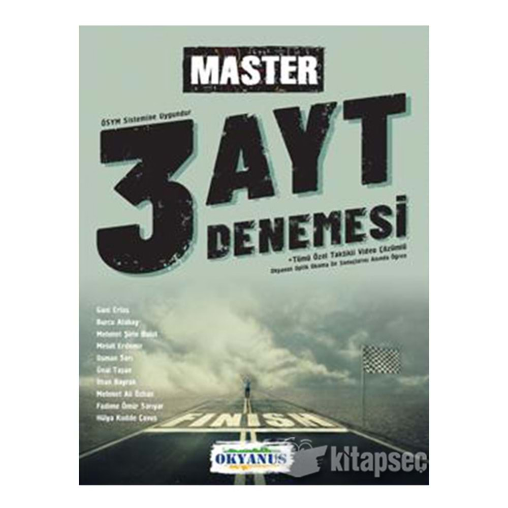 Ayt Master 3 Deneme