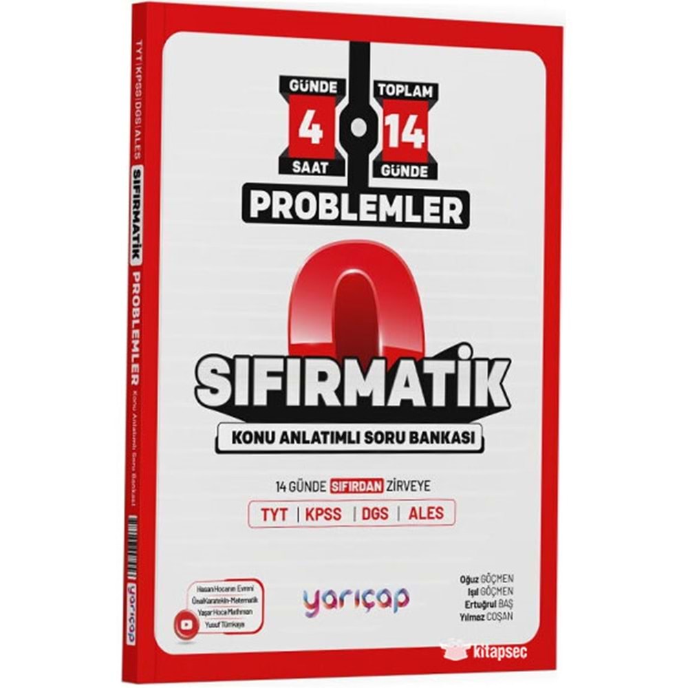 TYT Problemler Sıfırmatik Konu Anlatımı Soru Bankası YarıÇap Yayınları
